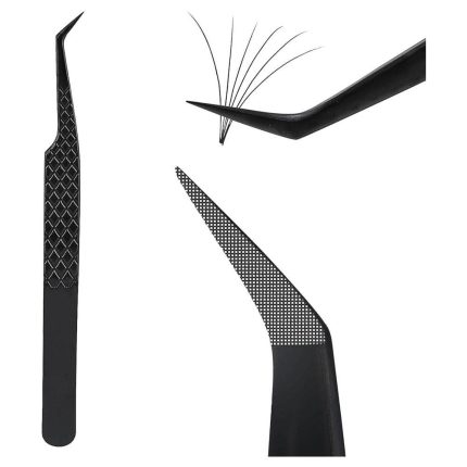 Top Premium Shape Pointed Tip Eyelash Tweezers for Beauty care