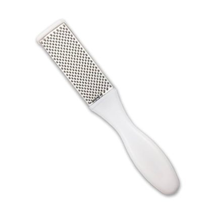 Pedicure Foot Filer Callus Hard & Dead Skin Remover Foot Scraper Double Sided Scrubber Heel Care Plastic Handle